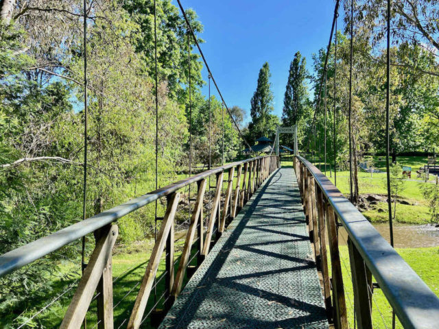 Bridge on Myrtleford Mosaic Walk