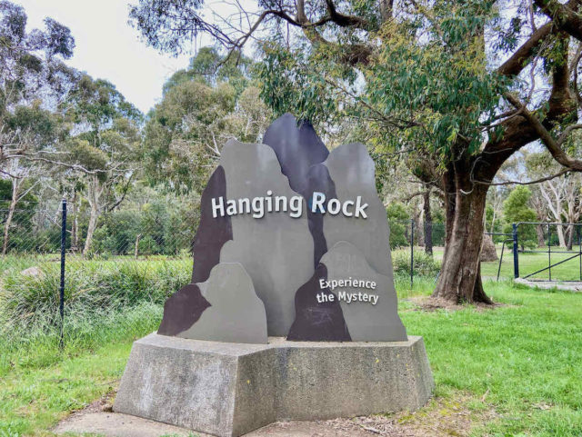 Hanging Rock Sign