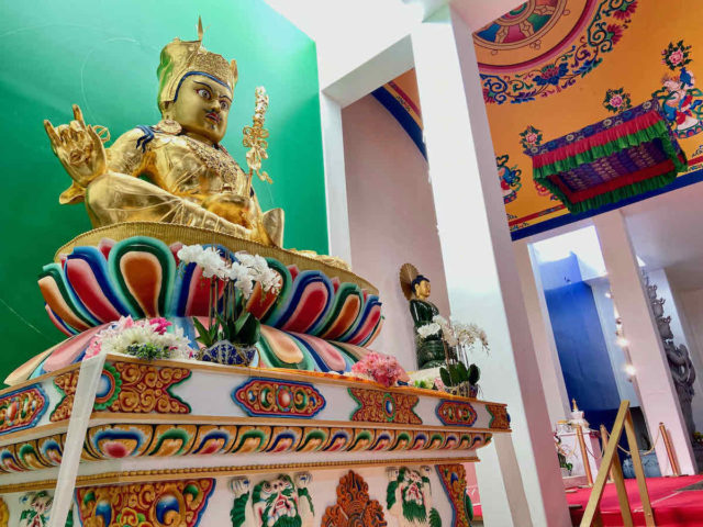 Inside the Great Stupa of Universal Compassion