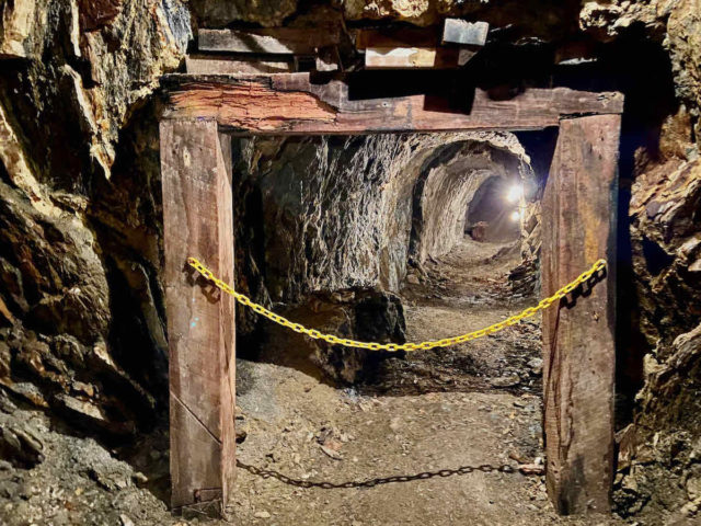 Inside the Long Tunnel Extended Gold Mine