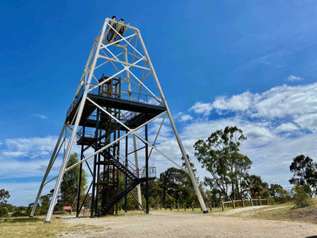 Poppet Head at Victoria Hill Historic Mining Reserve
