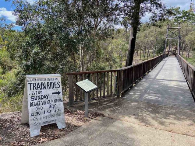 Atherton-Herberton Historic Rail Sign