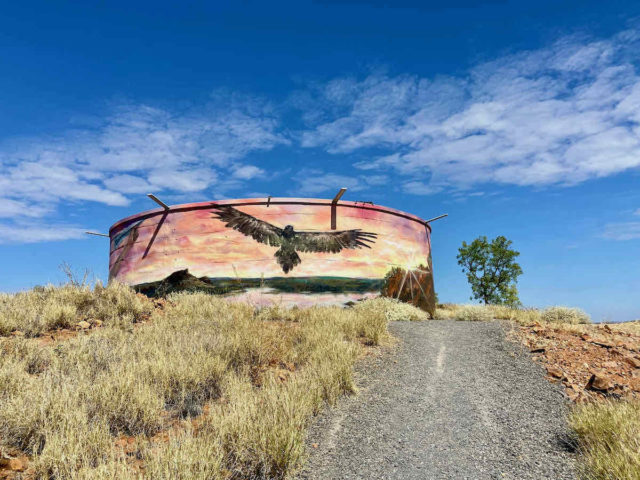 Cloncurry Silo Art