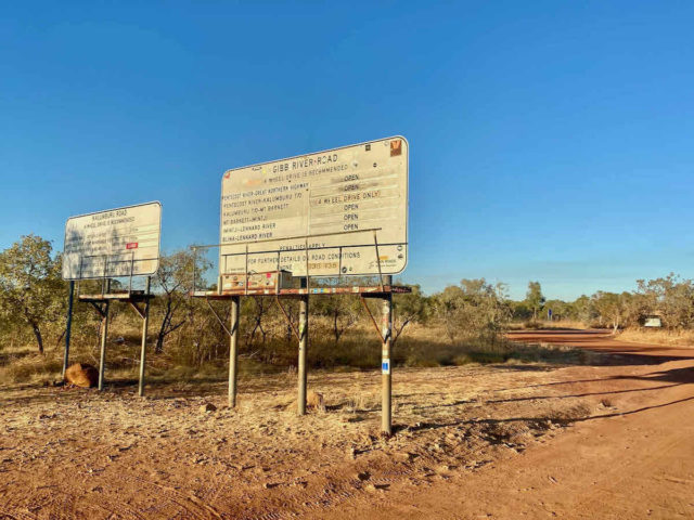 Gibb River Road Sign