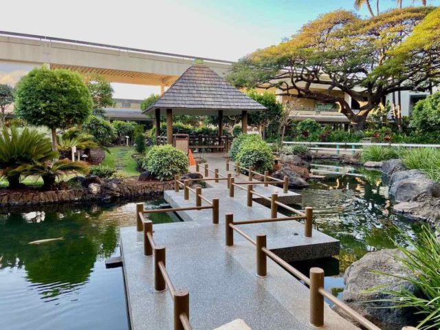 Cultural Gardens with Pond Honolulu Airport