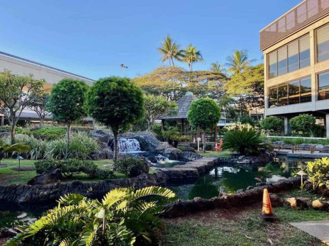 Cultural Gardens with Waterfall Honolulu Airport