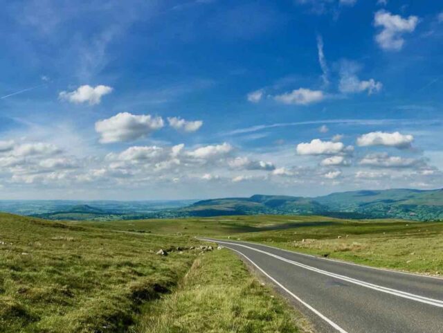 Brecon Beacons with Road