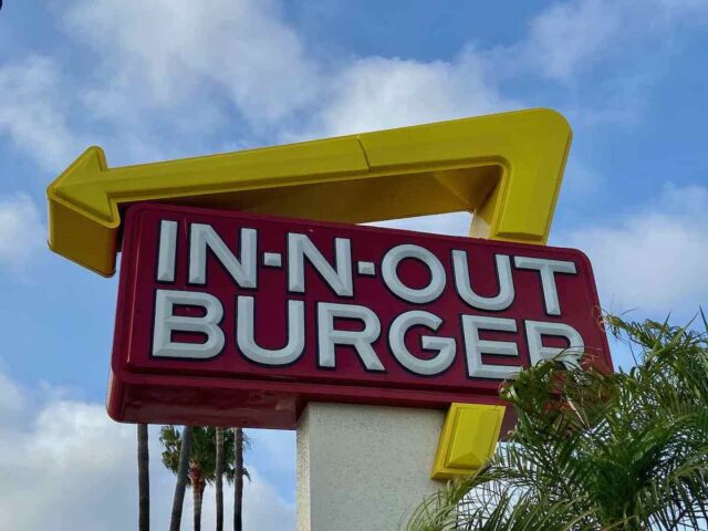 In-N-Out Burger Sign