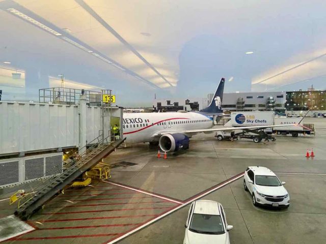 Aeromexico Plane at Airport