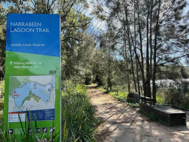 Narrabeen Lagoon Trail Sign