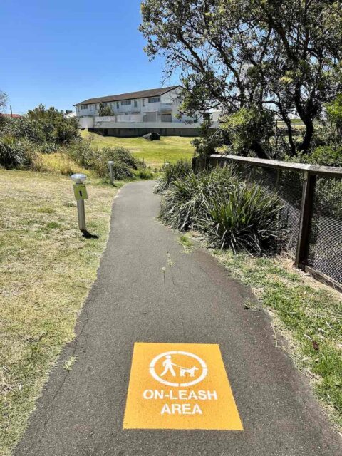 On-Leash Section Federation Cliff Walk