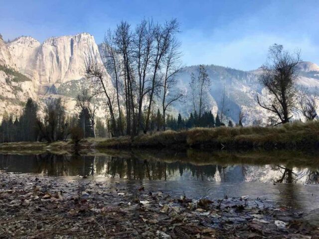 El Capital and Merced River in Winter