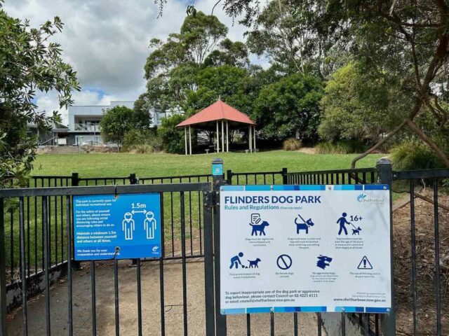 Flinders Dog Park Entrance