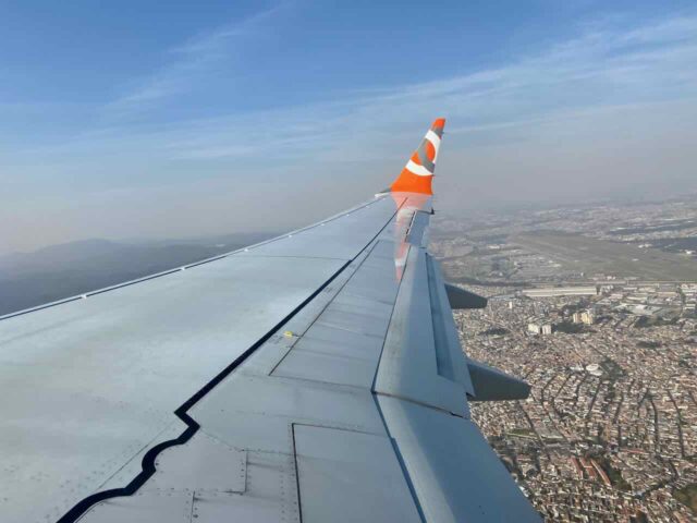 GOL Plane Above Sao Paulo