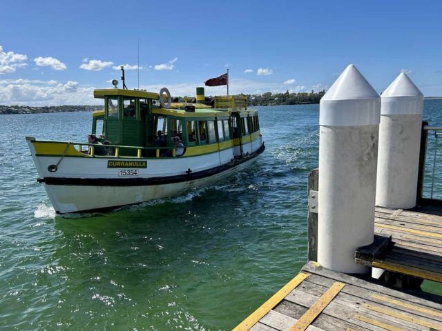 Curranulla ferry operated by Bundeena ferries