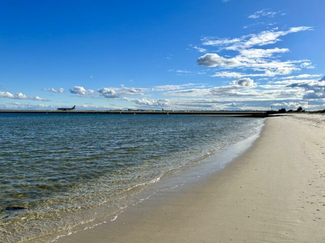 Foreshore Beach and Runway