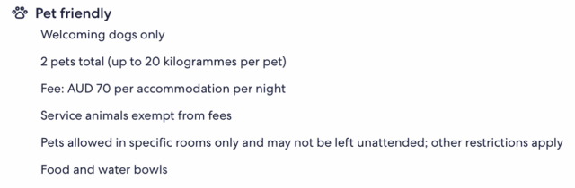 Pet-Friendly Rules on Hotels dot com 2025