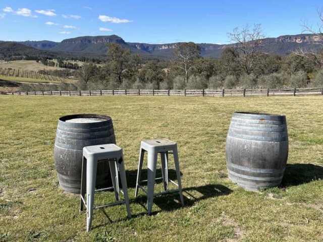 Megalong Valley Estate Tasting with a View