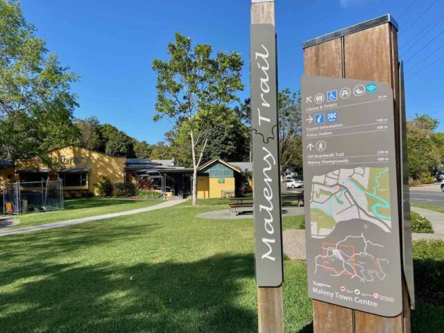 Maleny Trail Sign