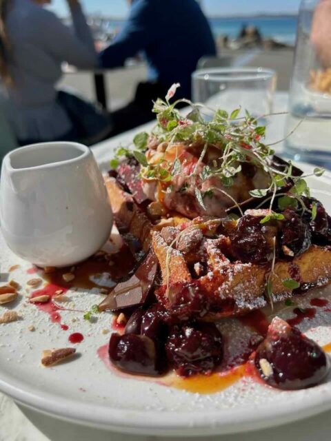 Black Forest Waffles at Next Door Cronulla