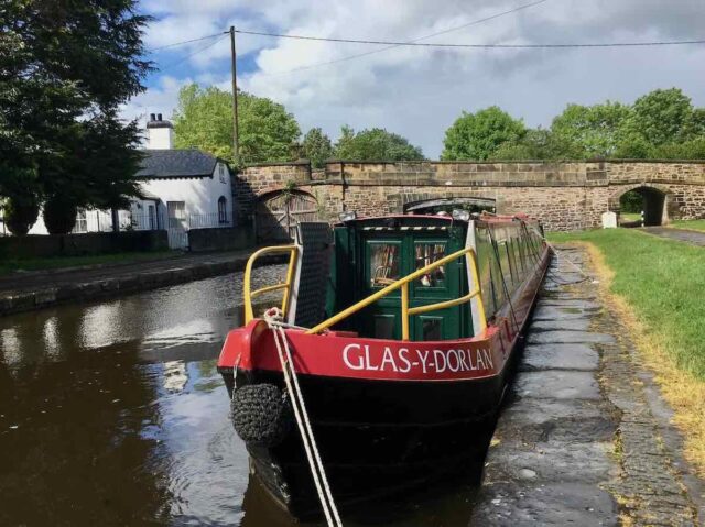 Canal Boat on Llangollen Canal