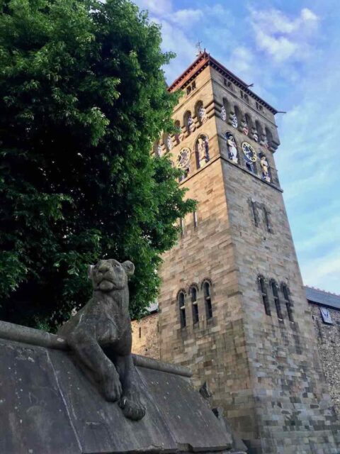 Cardiff Castle Animal Wall