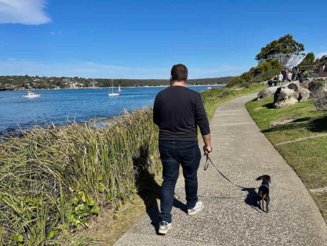 Walking on the Cronulla Beach Walk