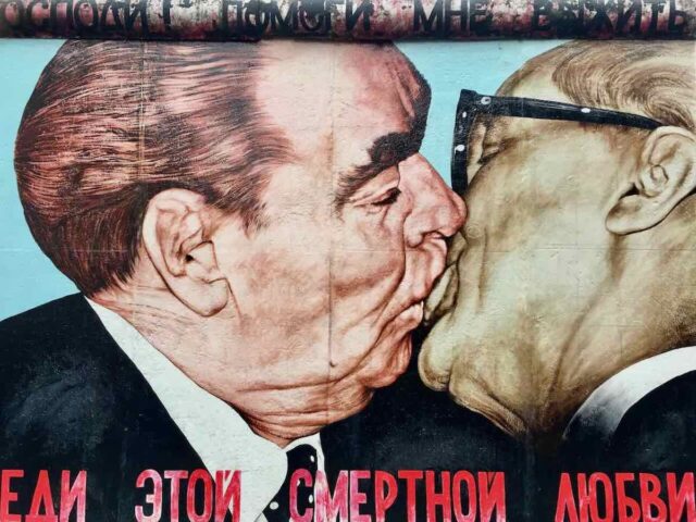 East Side Gallery Political Mural