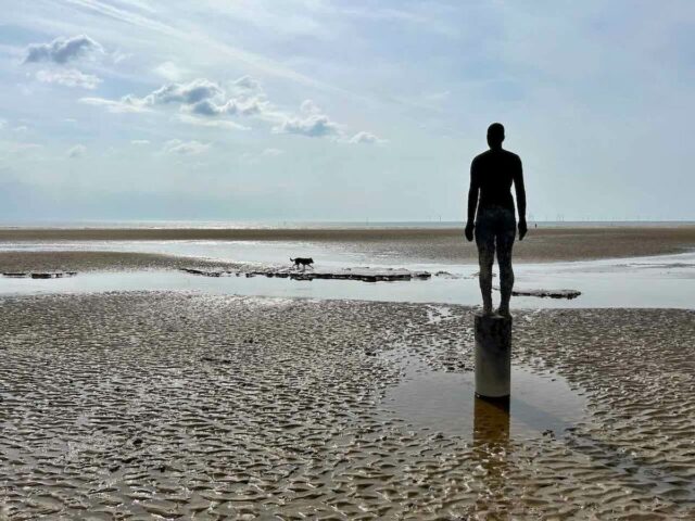 Another Place Sculpture at Crosby Beach