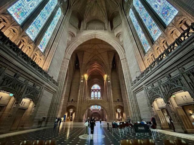 Inside Liverpool Cathdral