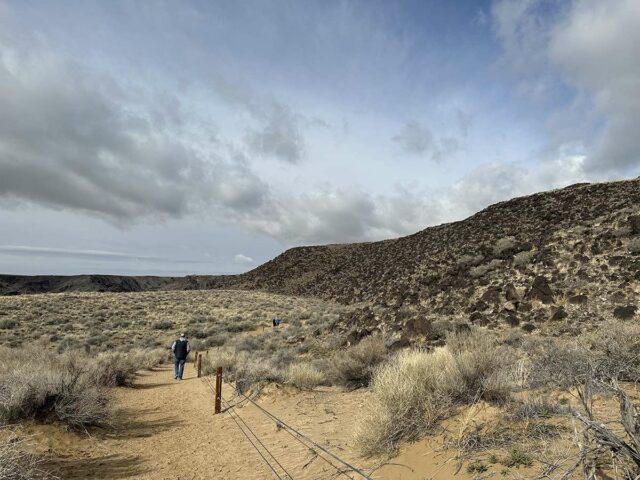 Hiking at Petroglyph National Monument