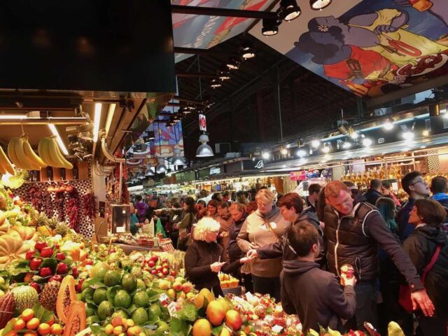Inside La Boqueria