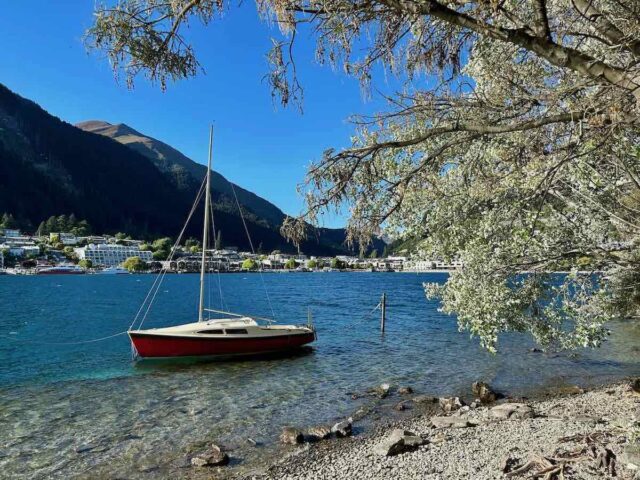 View Across Lake from Queenstown Gardens