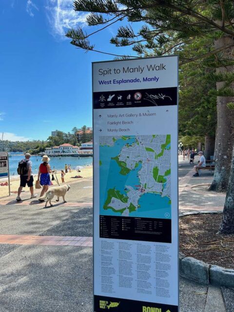 Spit to Manly Walk Sign
