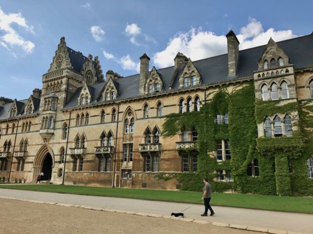 Walking with Dog in Oxford