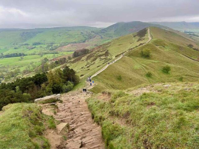 Track Along Great Ridge Peak District
