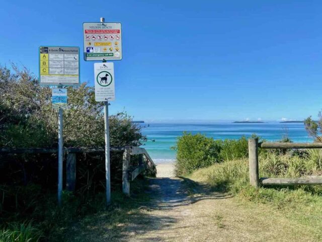 Nelson Beach Signs