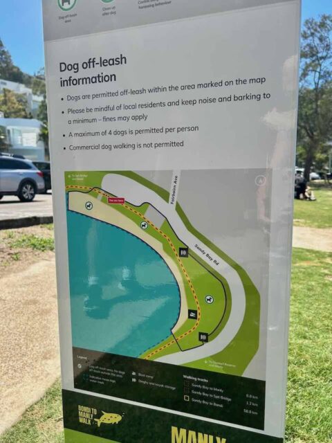 Sandy Bay Off Leash Map