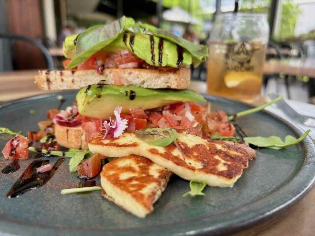 Avocado Stack at Andonis Cafe Yeerongpilly
