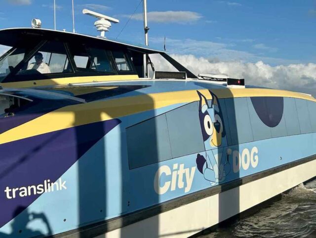 Bluey CityDog Ferry from Side