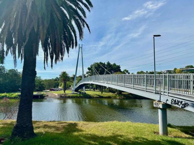 Afton St Bridge Maribyrnong River