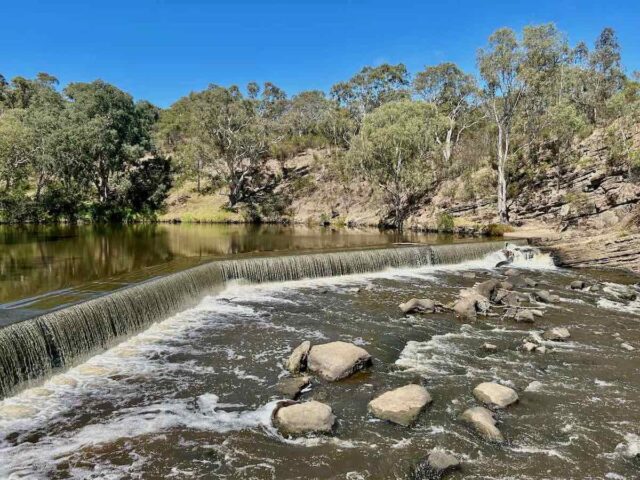 Dights Falls on Yarra River