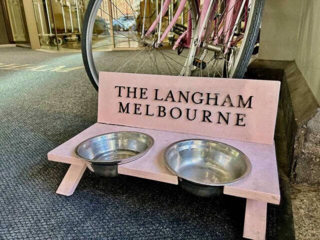 The Langham Melbourne Dog Bowls