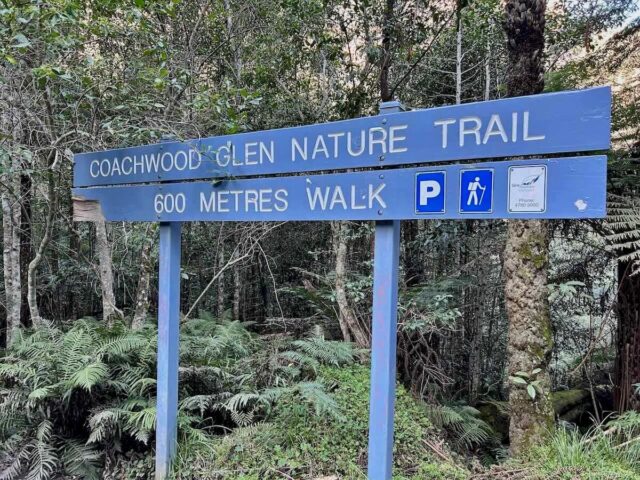 Coachwood Glen Nature Trail Sign