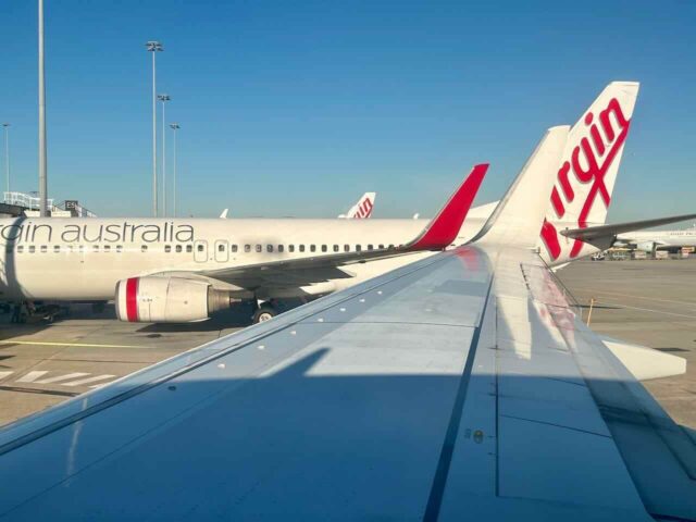 Virgin Planes at Melbourne Airport