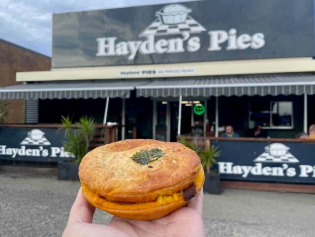 Butter Chicken Pie at Hayden's Pies