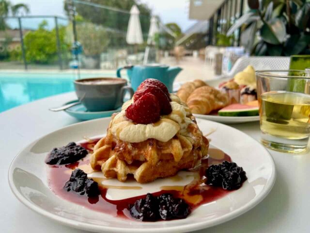 Bannisters Breakfast on Rooftop